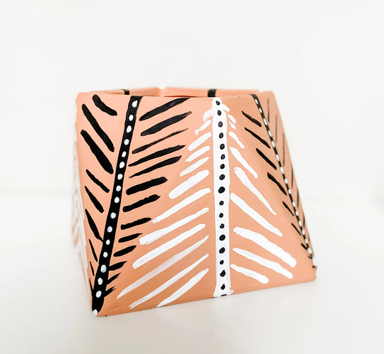 Hand Painted Boho Terra Cotta Planter