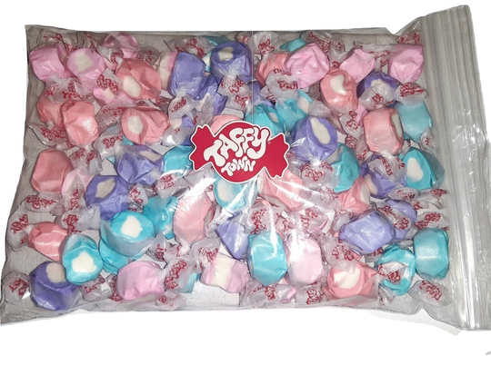 Assorted Berries & Cream Salt Water Taffy 500G Bag