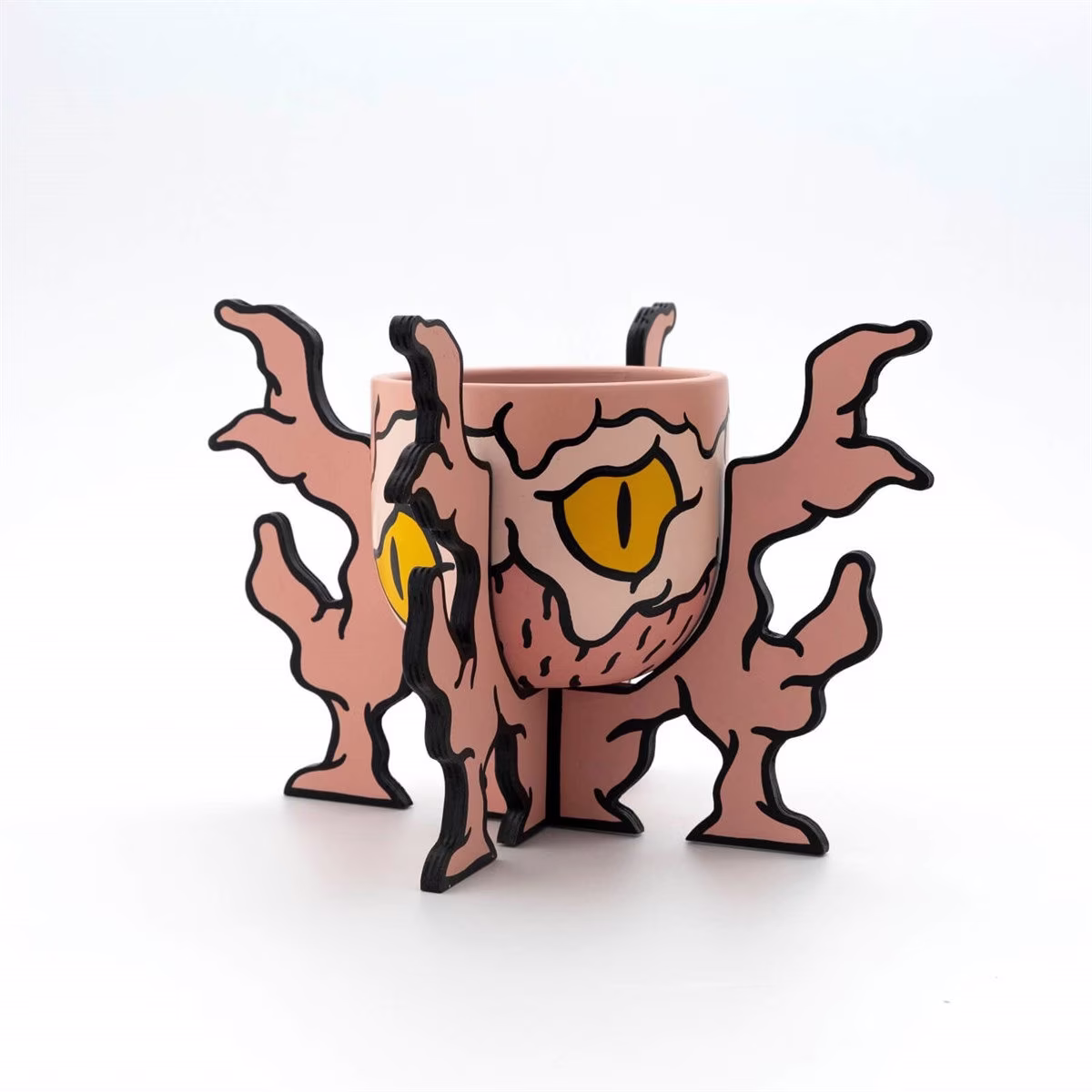 Concrete Planter Pot, Womoxcins, Artist Colab, Limited Edition, Unique Flower Pot Stand, Head
