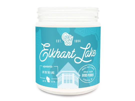Elkhart Lake Wi Soy Candle, Wisconsin, Wisconsin Gift, Wedding Favors