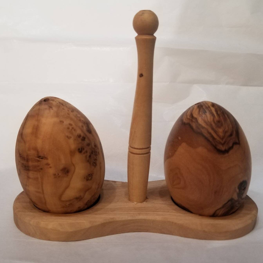 Olive Wood Salt & Pepper Set