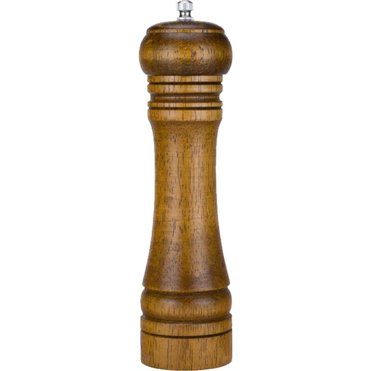 Salt and Pepper Grinders, Oak Wooden Salt and Pepper Mills Shakers Ceramic Rotor Retro color 8 inches