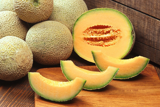 Rock Melon Planters Jumbo Plant Fruit 15+ Seeds | Summer Vine Fruit. Large Oval Shaped Fruit With Sweet Orange Flesh Australia Rare