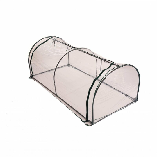 Oypla - Small Tunnel Growhouse Garden Plant Greenhouse with pvc Cover - 200x100x80cm
