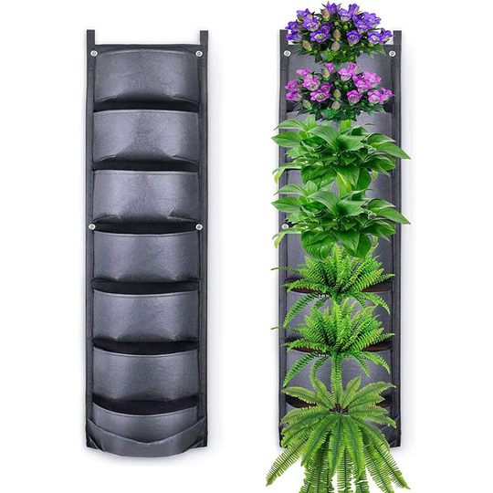 Pack of 2 bags for growing potatoes of 30 liters with flap and handles for plants, potatoes, tomatoes, carrots