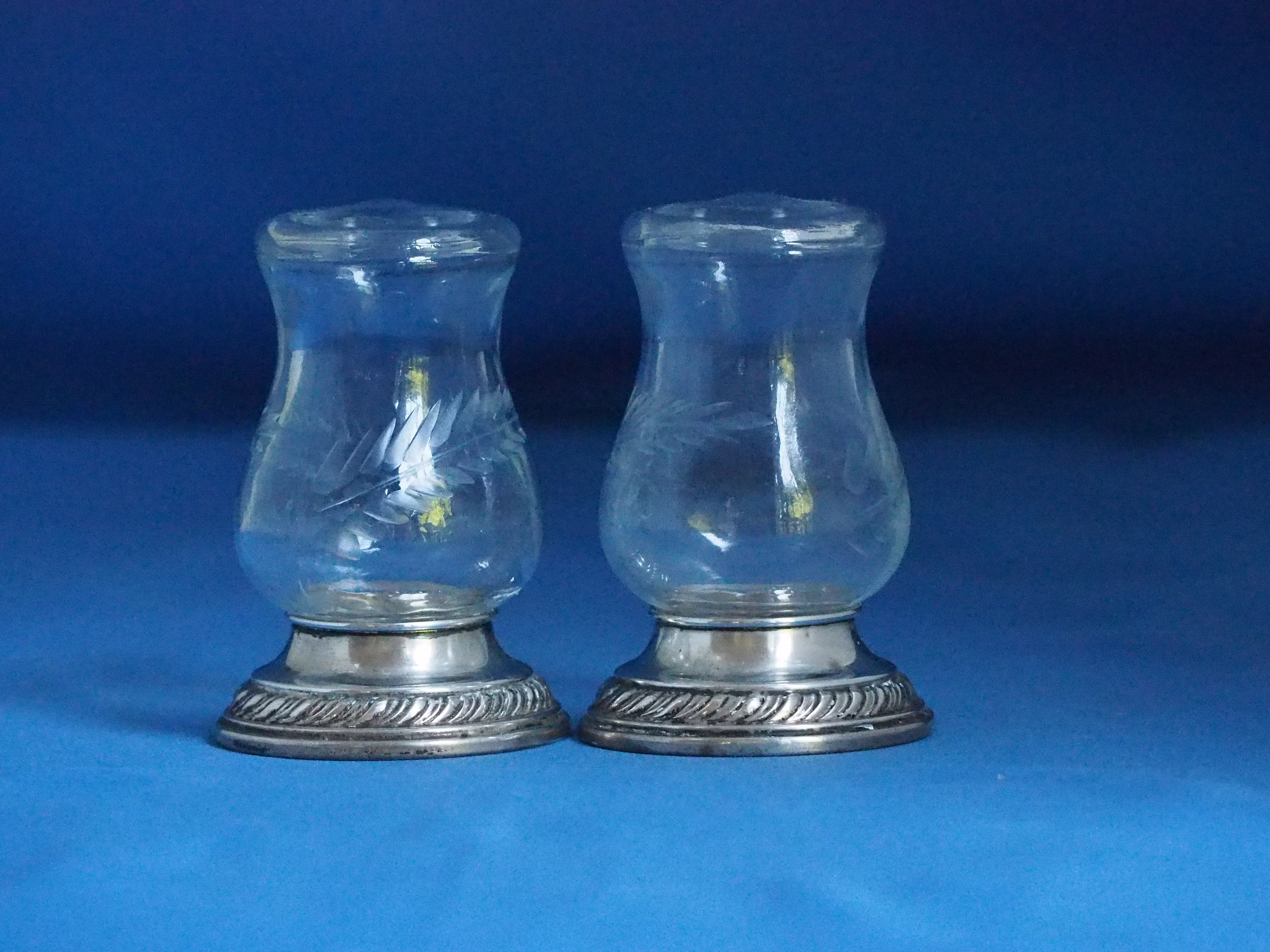 Vintage Gorham Silver Salt & Pepper Shakers
