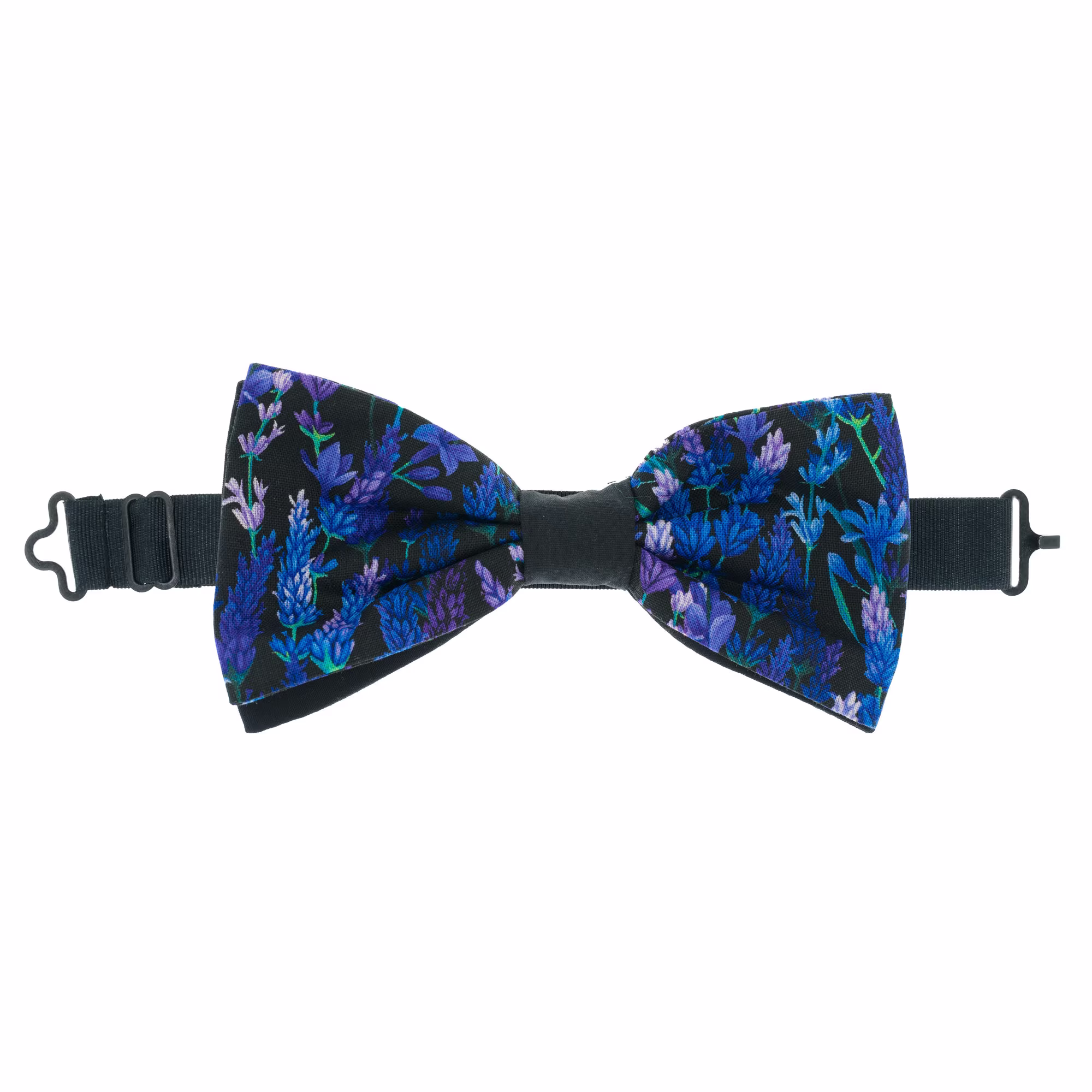 Beautiful Sprays Of Lavender On This Bow Tie Hair Necktie Perfect For Graduation, Prom Or Wedding Timeless Treasures 100% Cotton