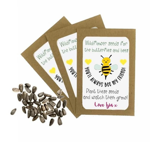 Personalised Birthday Seed Packets Envelopes With Seeds | Favour Party Gift Bag Thank You Friends Favours