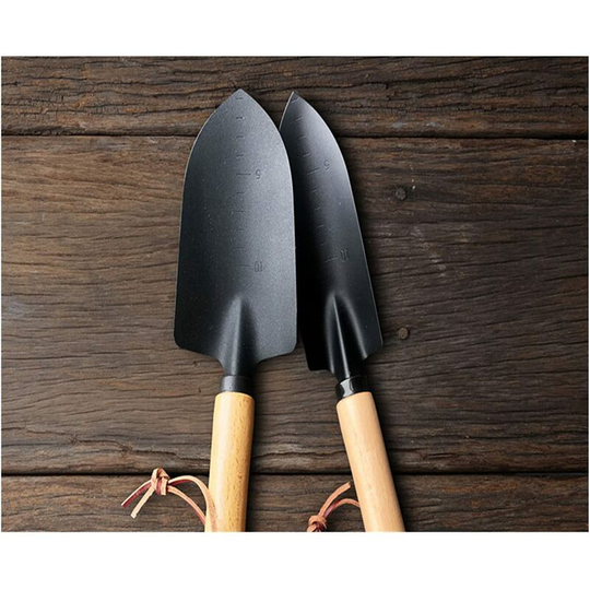 Thsinde - Small Shovel Tungsten Steel Outdoor Planting Soil Loosening And Weeding Household Potted Garden Planting Tools for gardens (Color : Dark