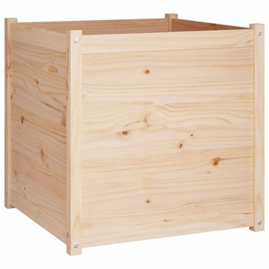 Vidaxl - Garden Planter 70x70x70 cm Solid Pinewood Brown
