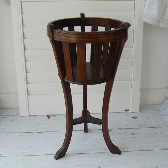 Antique Wooden Plant Stand