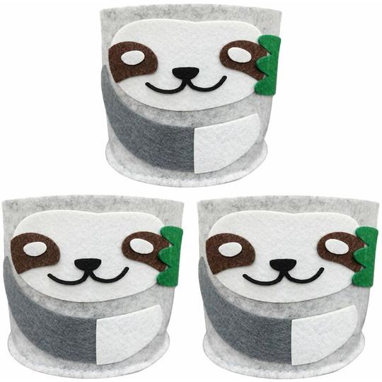 Lifcausal - Planter Felt Plant Pots Cute Animal Shaped Cartoon Flower Planter Grow Bag Container Flowerpot for Indoor Outdoor Patio Home Garden