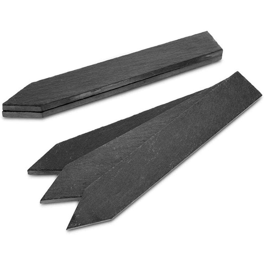 Mezheng - Slate labels for plants, vegetables or herbs 15 x 2 cm