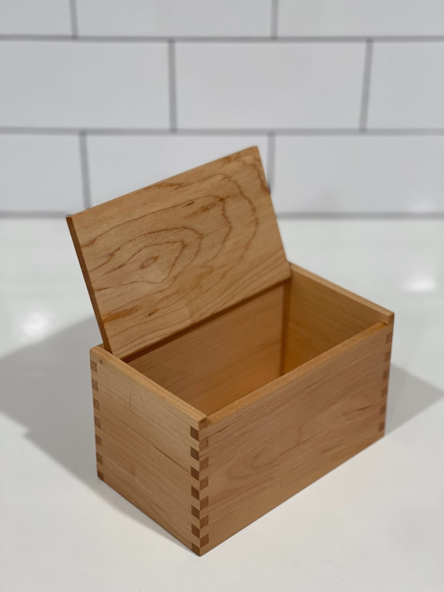 Wood Salt Cellar - Box Pig Keepsake Maple Hardwood