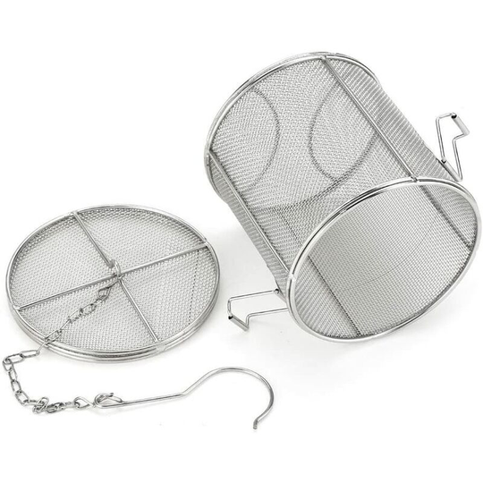 Stainless Steel Spice Strainer for Seasoning Tea, Soup Strainer, Seasonings, Separator, Spice Filter, Kitchen Utensils 12 x 13cm