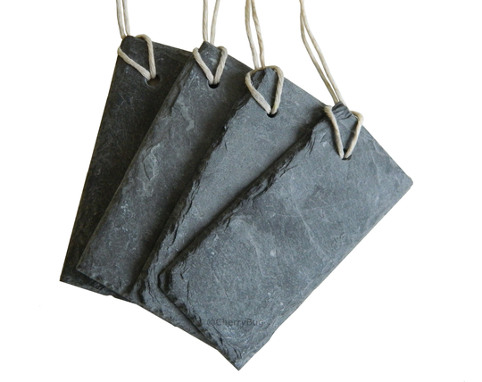 8cm X 4cm Natural Slate Garden Plant Markers Labels Tags Herbs Vegetables