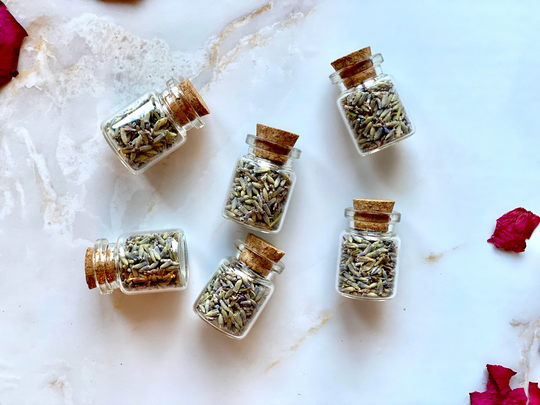 Lavender Vial, Bottled Lavender, Spell Bottle, Witch Tools, Smudge, Incense, Moon Water, Altar Meditation, Witchy Decor, Herbs