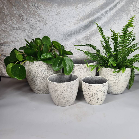 Speckled Egg Planters