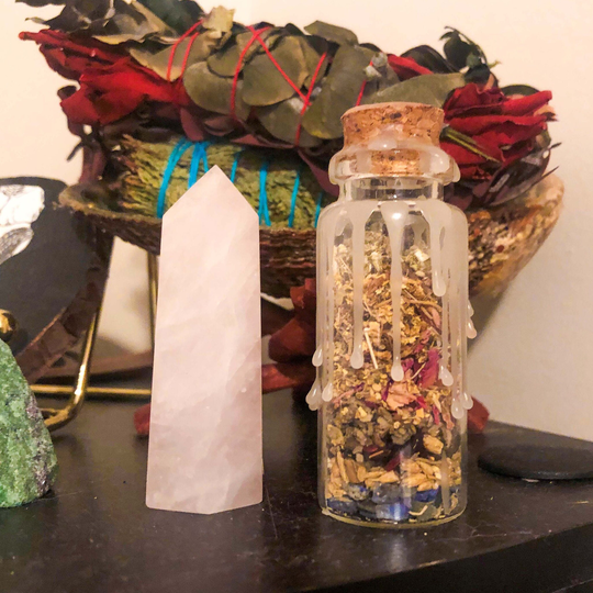 Psychic Intuitive Spell Intention Bottle