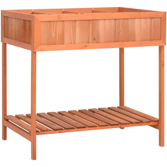 Vidaxl - Herb Planter 80x60x80 cm Solid Firwood Brown