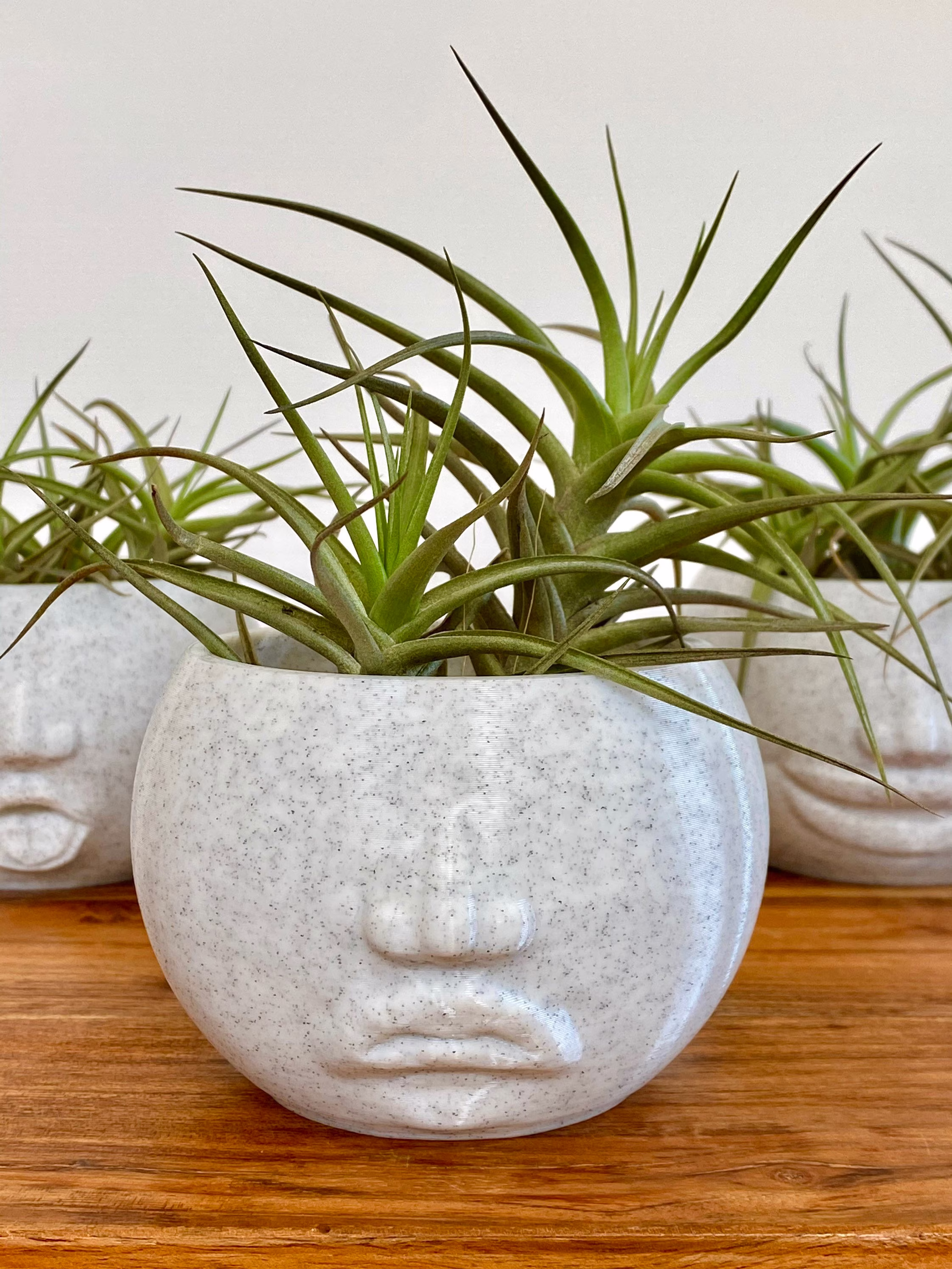 Emocional Face Planter Sculpture, Boho Decor, Home Decor Modern, Head Planter, Candle Holder, Succulent Minimalist