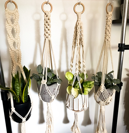 Macrame Plant Hanger, Hanging Planter Indoor, Indoor Planter, Lover's Gift