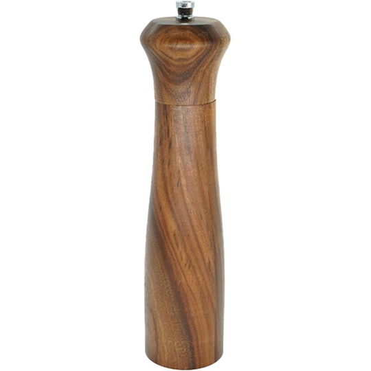 Fvbjd - Wooden Salt and Pepper Grinder set, Acacia Wood salt and pepper grinders refillable ,pepper mill 8 inch acacia wood