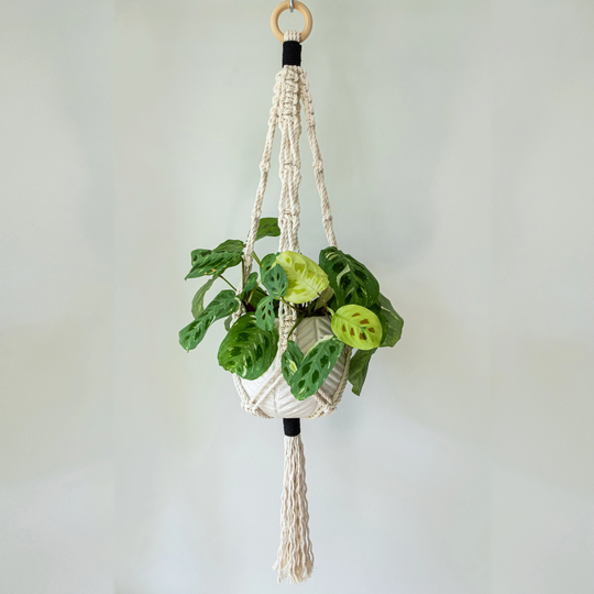 Macrame Plant Hanger, Lovely Potholder For Indoor Outdoor, Hand-Woven Crochet Hangers, Minimalist Home Decor