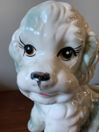 Vintage Poodle Planter