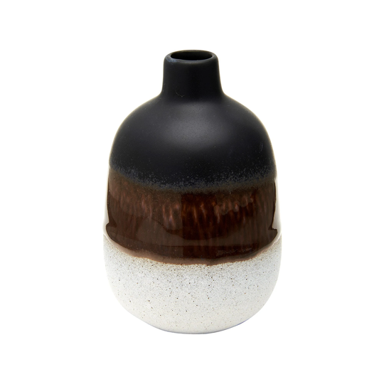 Whyshare Mojave Glaze Black Vase 11.5cm