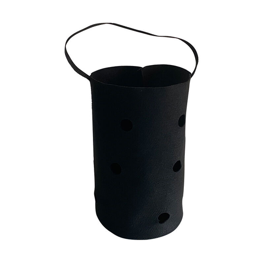 Betterlifegb - Black strawberry cropping bag attached to the wall, non-woven, for strawberry root plants