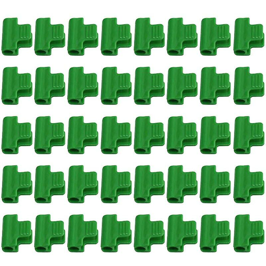 Aougo - Greenhouse Clip Accessories Plastic Film Clips Greenhouse Clamp Clips Garden Plant Clips Greenhouse Clips Durable Plant Clips for Greenhouse