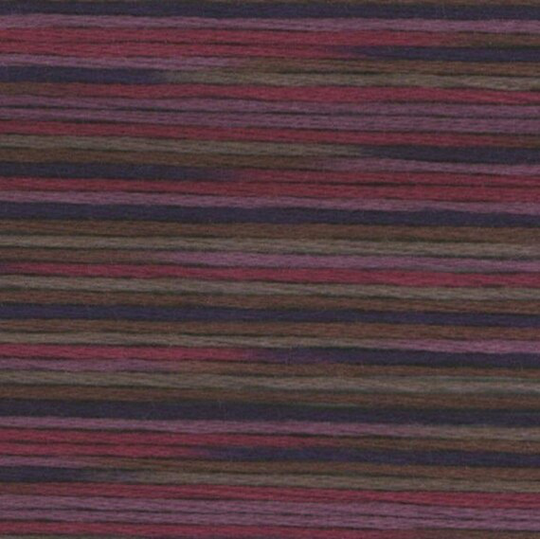 Cosmo Seasons Variegated Purple #5027 Embroidery Floss - Lecien 5000 Series