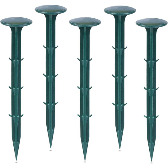 Osqi - Plastique Piquets de Fixation de Jardin,pour Jardin pour la Fixation des Tissus Anti Mauvaises Herbes Protection Contre Les uv (100 pièces,