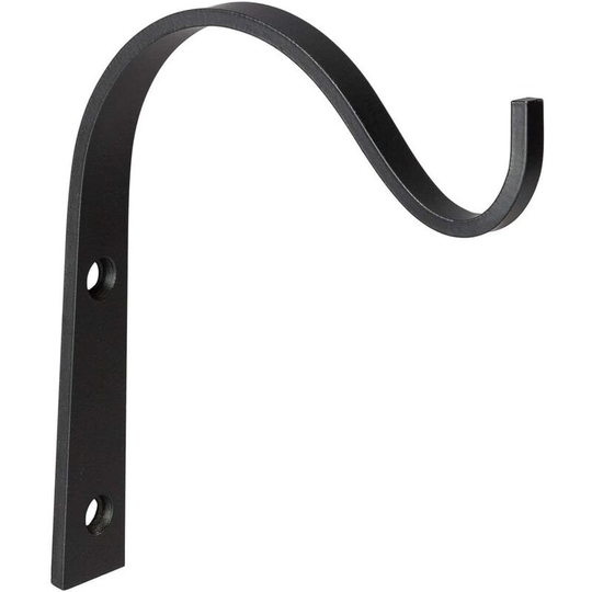 Flower Basket Holder Iron Wall Hook for Hanging Planters Bird Feeder Lantern Wind Chimes Wall Sconces, Set of 4