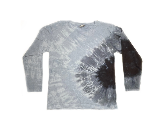 The Salt & Pepper Ladies Long Sleeve Tie Dye Shirt
