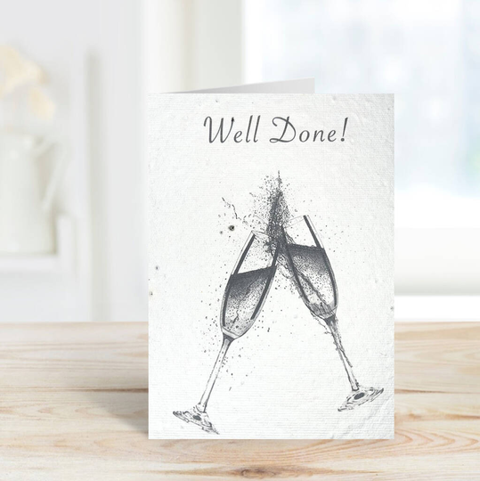 Well Done Plantable Seeded Eco Card