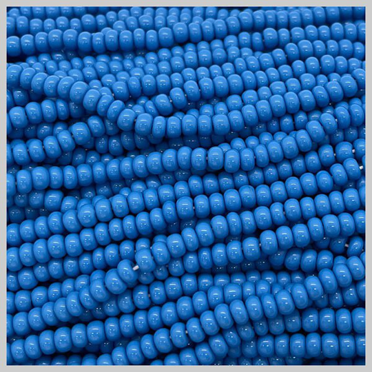 Seed Bead Csb6-63080 Preciosa Czech Beads 6/0 Blue Turquoise Opaque - 20 Grams Diy