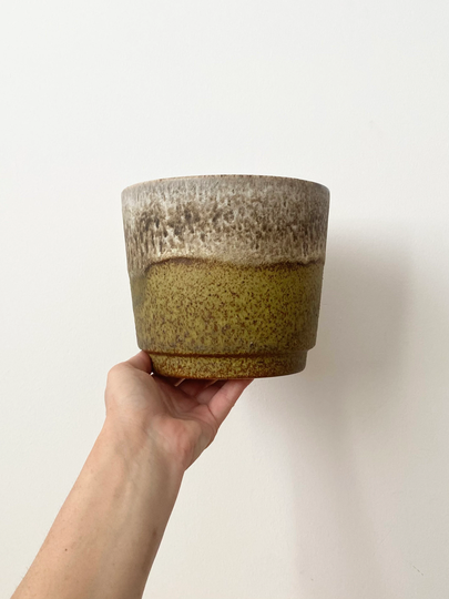 Fat Lava Plant Pot, Retro Planter, Ceramic Flower Pot