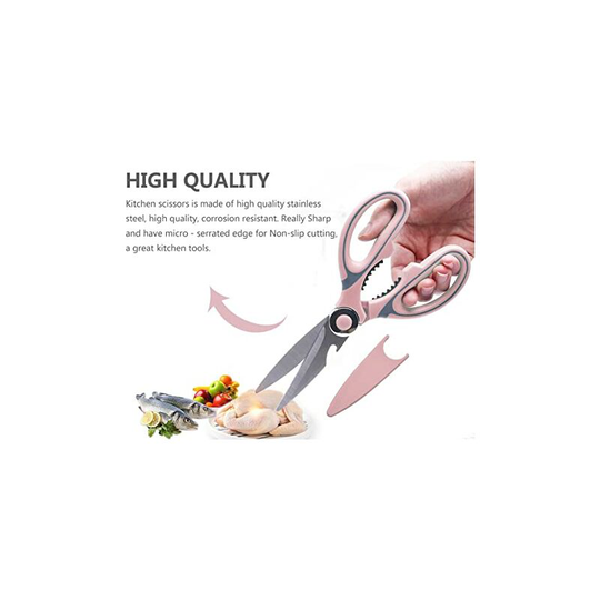 Kitchen Scissors Heavy Duty Scissors, Sharp Stainless Steel Multi-Purpose Kitchen Scissors, Kitchen Scissors for