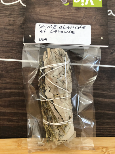 White Sage & Lavender Stick, The Atmosphere Is Sustainably Cleansed, Purified Of Stagnant Negative Energies, Calm Balance
