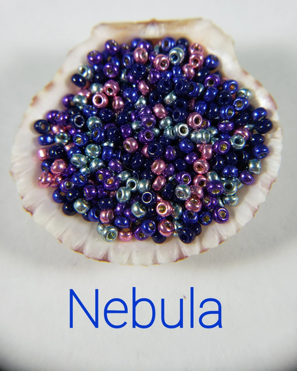 Nebula ~ 11/0 Miyuki Glass Seed Beads in House Special Blend 12.5 Gram Tube