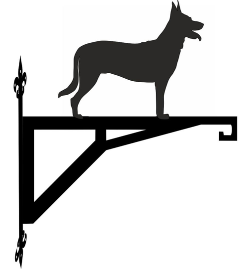 Dutch Shepherd Dog Modern Contemporary Hanging Bracket