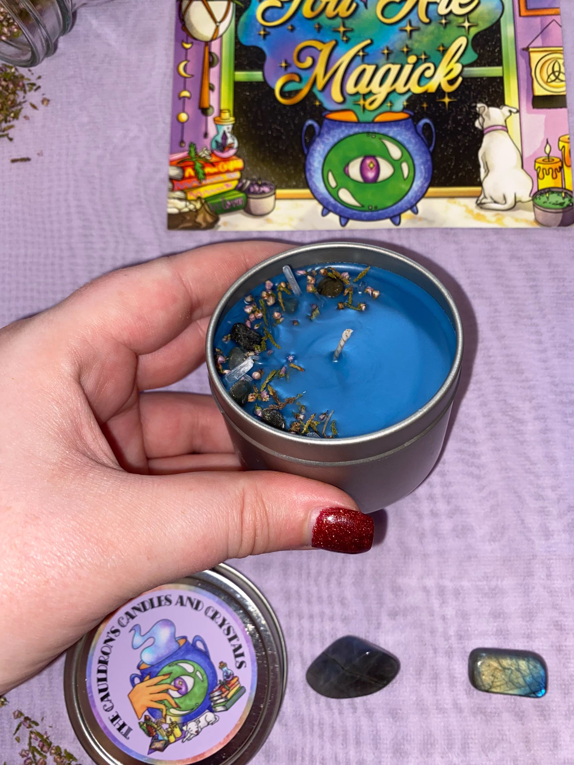 Storm Witch Candle | 4Oz For Magickal Strength & Recharging