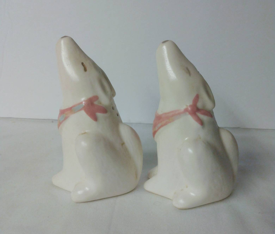 Treasure Craft Coyote Salt & Pepper Shakers