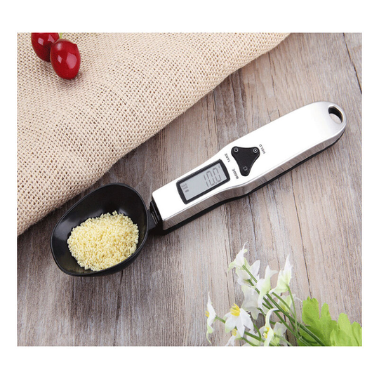 2pcs Spoon Weighing Precision Scale 500g/0.1g, Kitchen Food Scale Small Mini Milligram Scale Jewelry Pocket Scale for Kitchen Food, Medicinal