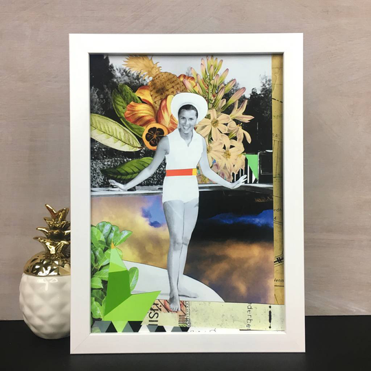 'Summer' Vintage Fashion Seasons Art Print
