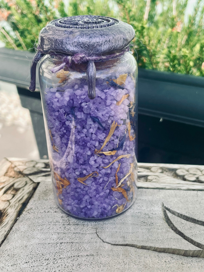 Third Eye Awakening Bath Salts | Aromatherapy Witchcraft Wiccan Pagan Divination Ritual Spell Essential Oils Gift