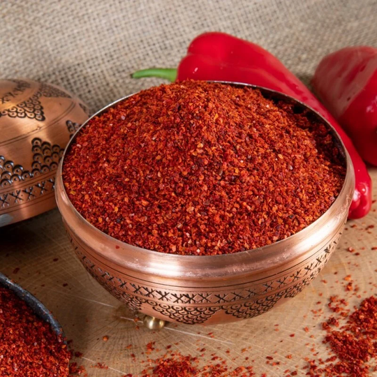 Dried Aleppo Pepper Chilli Flakes, Freshly Ground Spices, Crushed Chili Peppers, Red Pepper, Traditional Best Spices