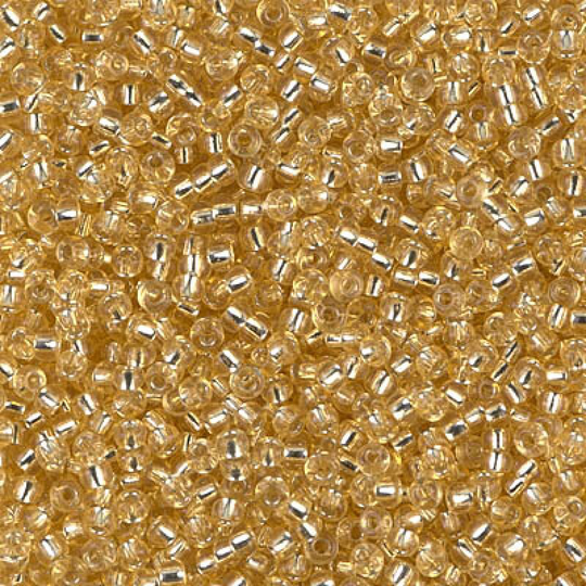 Miyuki Seed Beads 11/0 Silver Lined Lt. Gold, 0002